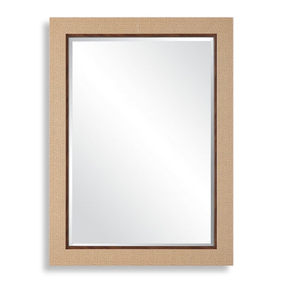 Natural Basket Weave Coastal Frame Mirror - Uttermost - Rectangular Mirrors by Modest Hut