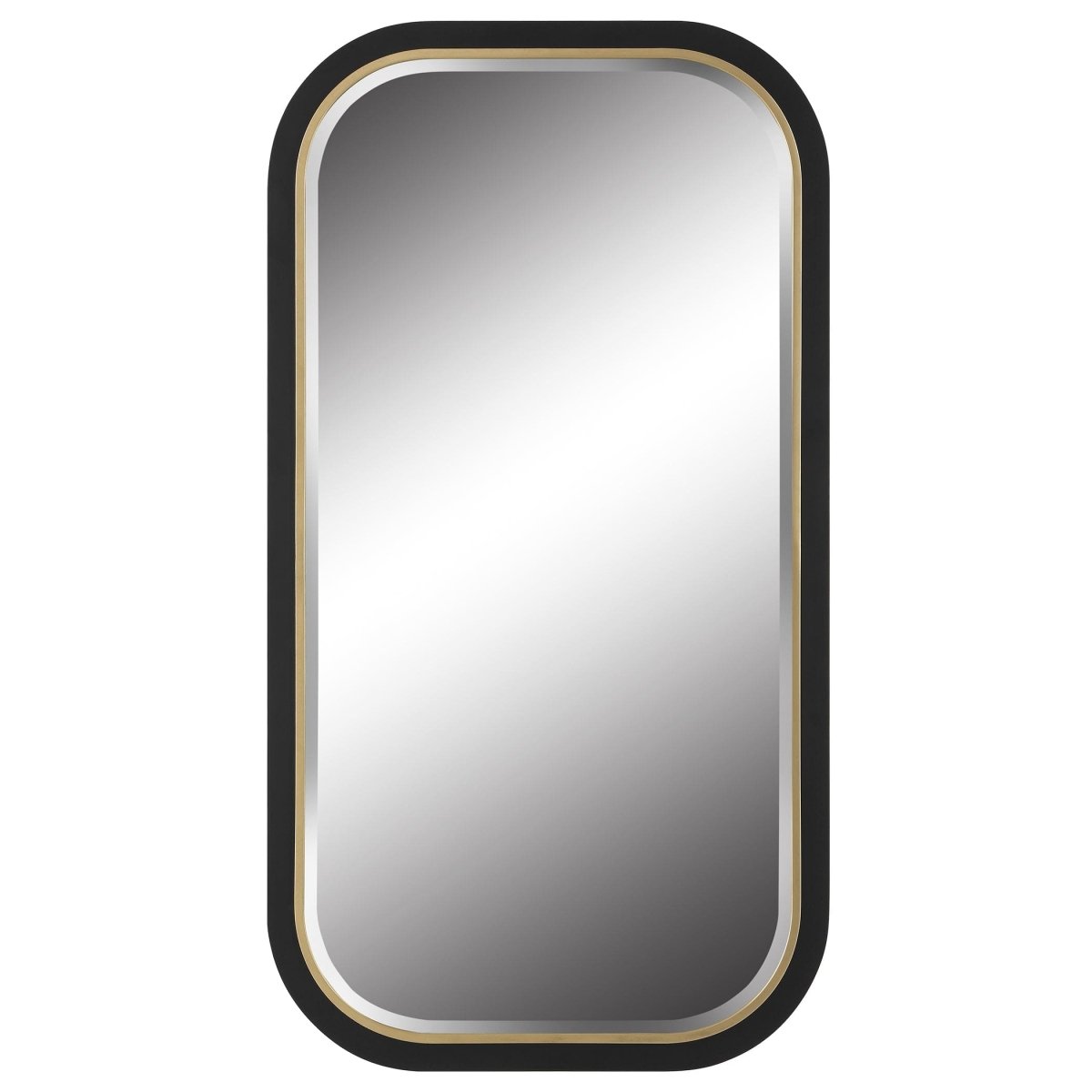 Nevaeh Curved Rectangle Mirror - Uttermost - Rectangular Mirrors by Modest Hut