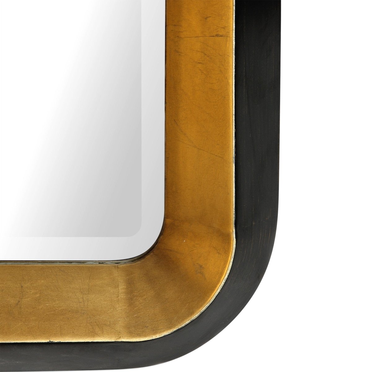 Niva Metallic Gold Wall Mirror - Uttermost - Rectangular Mirrors by Modest Hut