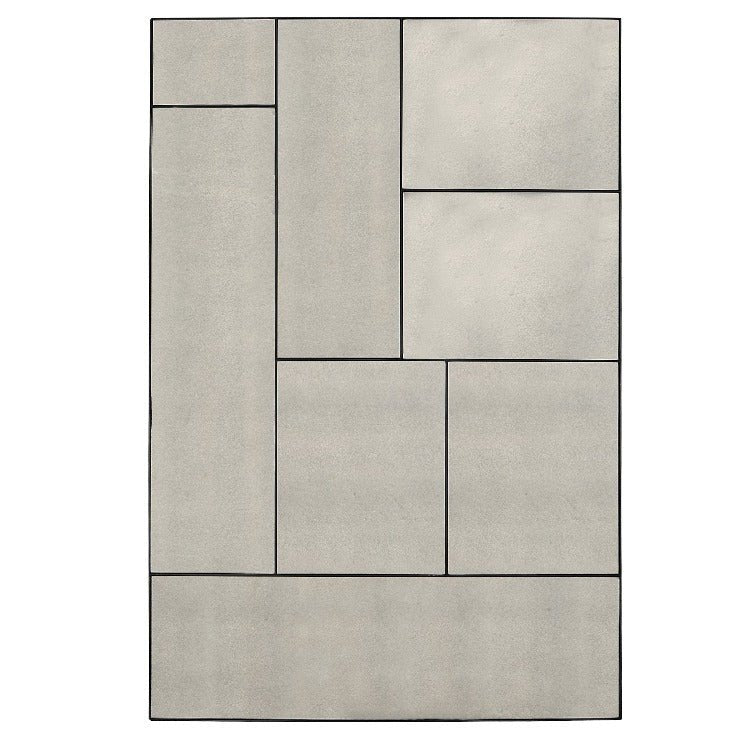 Puzzle Piece Oversized Mirror - Uttermost - Rectangular Mirrors by Modest Hut