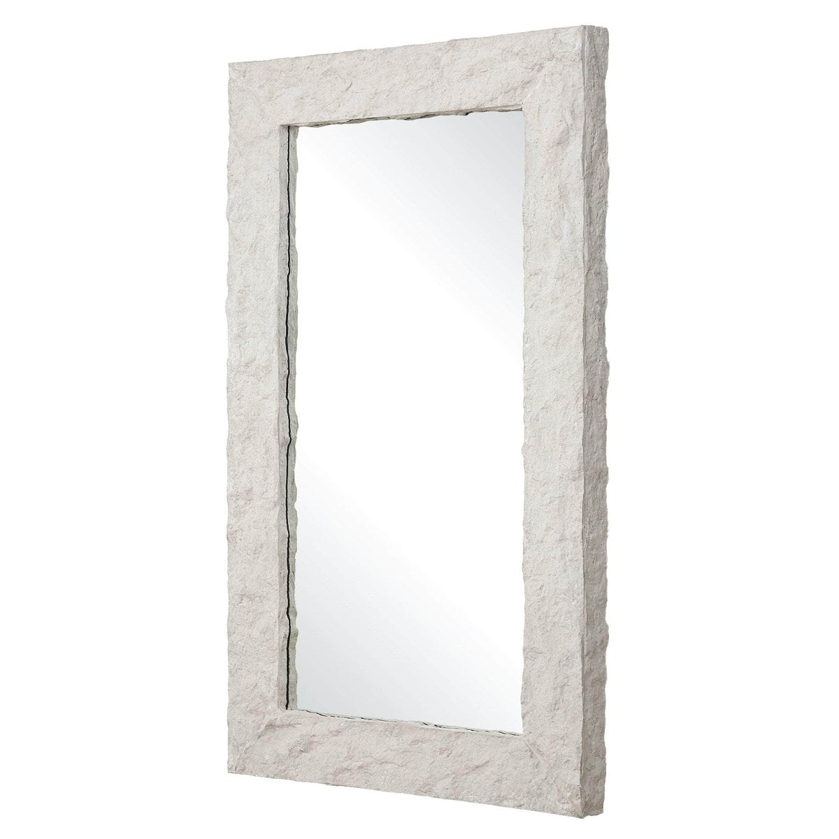 Quarry Rectangle Stone Veneer Mirror - Uttermost - Rectangular Mirrors by Modest Hut