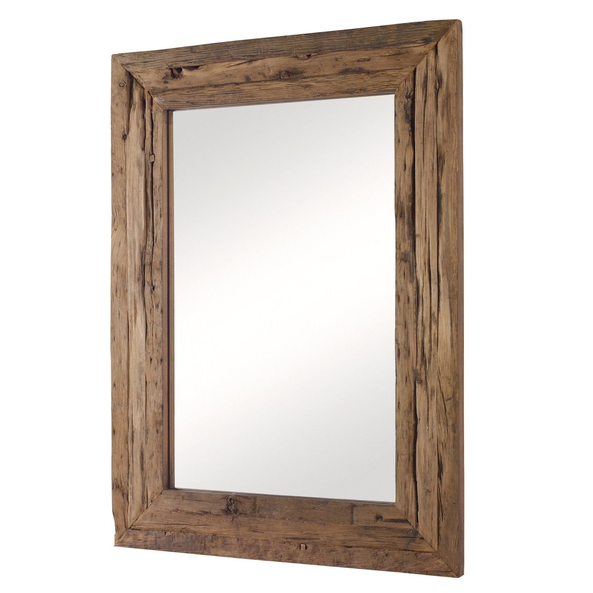 Rennick Rustic Wood Mirror - Uttermost - Rectangular Mirrors by Modest Hut