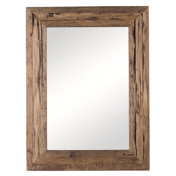 Rennick Rustic Wood Mirror - Uttermost - Rectangular Mirrors by Modest Hut