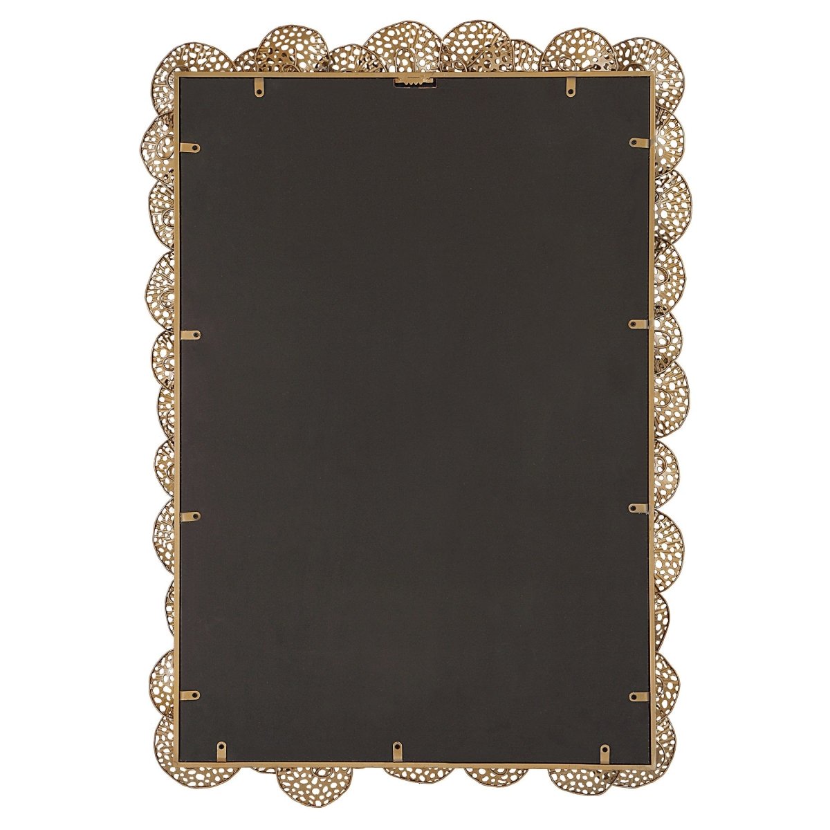 Ripley Gold Lotus Mirror - Uttermost - Rectangular Mirrors by Modest Hut