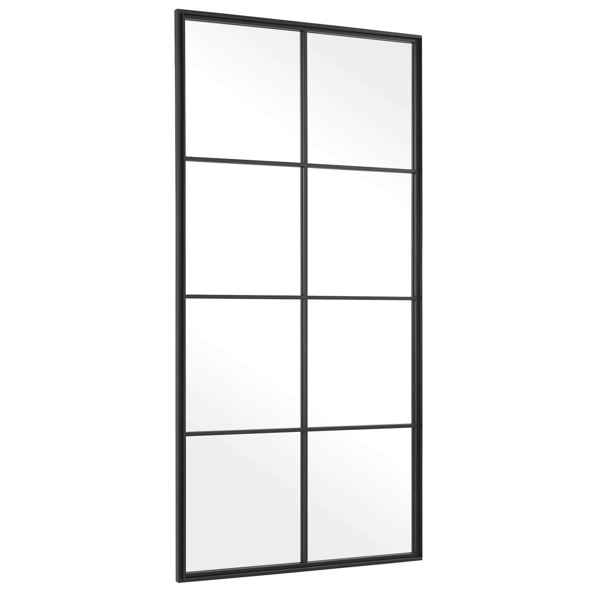 Rouse Iron Framed Window Mirror - Uttermost - Rectangular Mirrors by Modest Hut