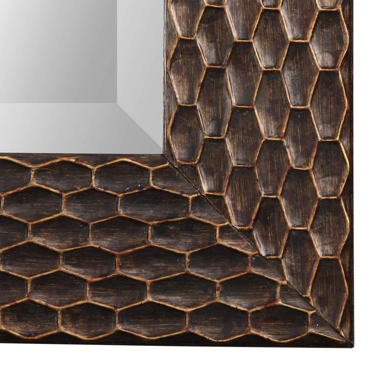 Rubigo Bronze Mirror - Uttermost - Rectangular Mirrors by Modest Hut