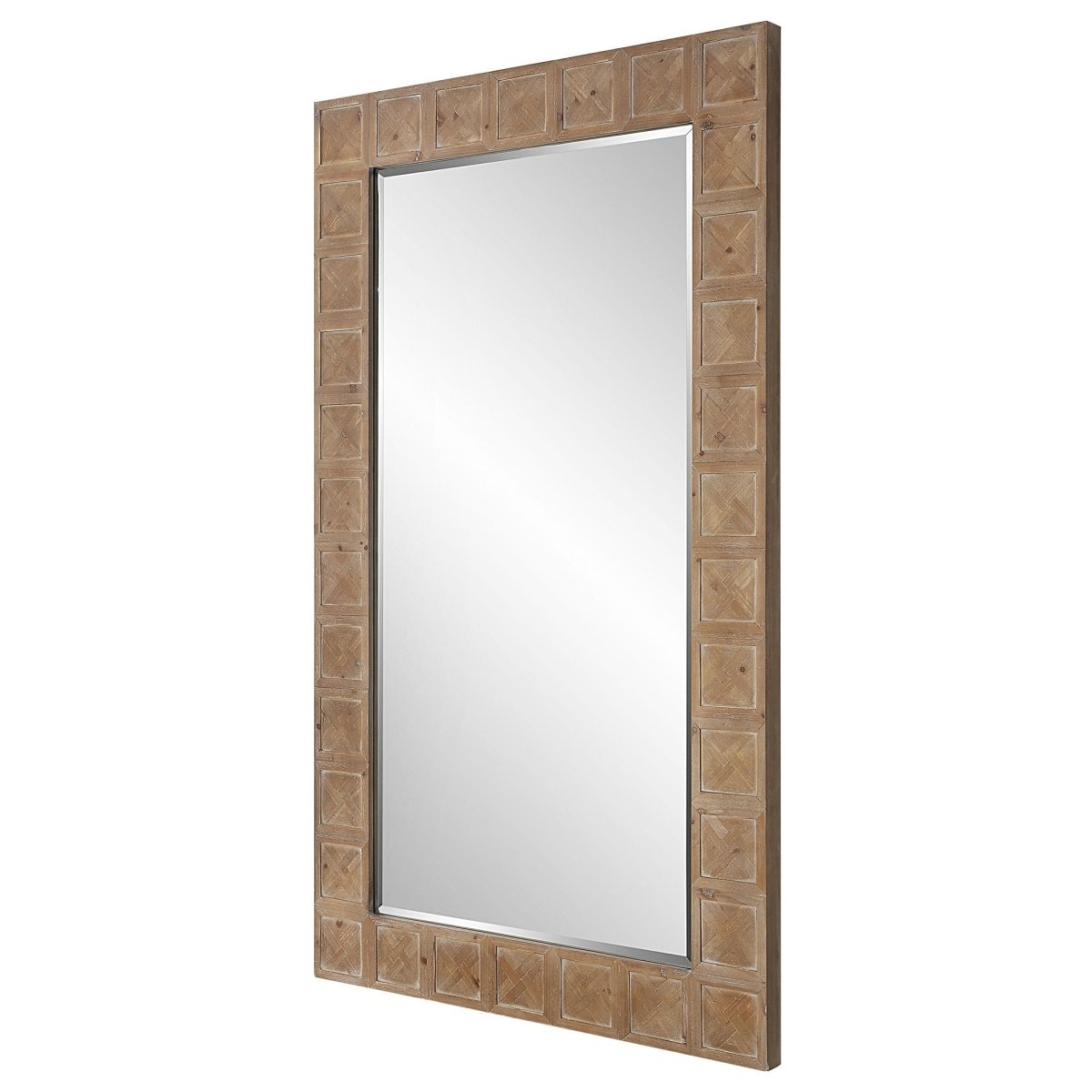 Rustic Farmhouse Mirror - Uttermost - Rectangular Mirrors by Modest Hut