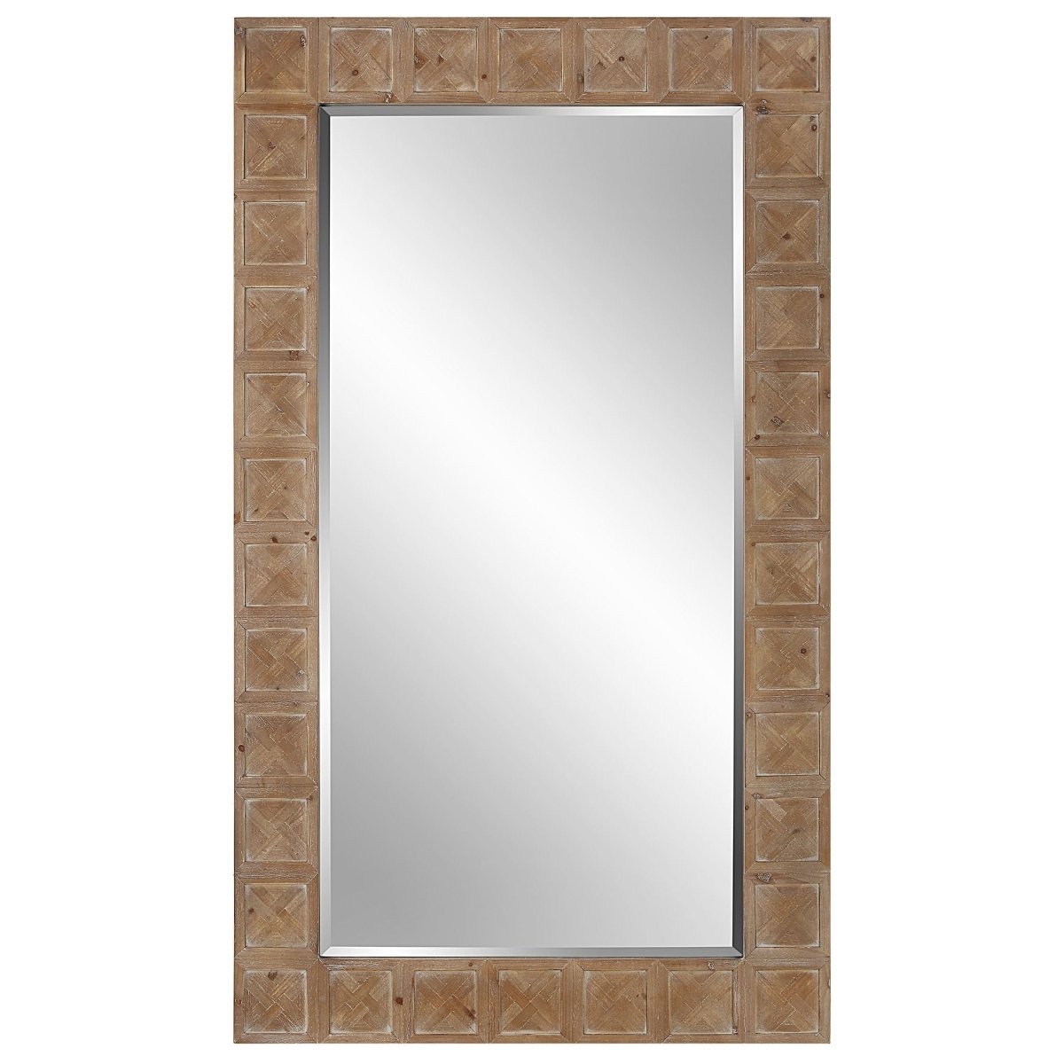 Rustic Farmhouse Mirror - Uttermost - Rectangular Mirrors by Modest Hut