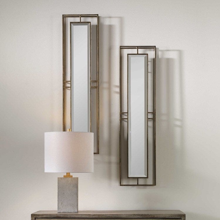 Rutledge Mirrors, S/2 - Uttermost - Rectangular Mirrors by Modest Hut