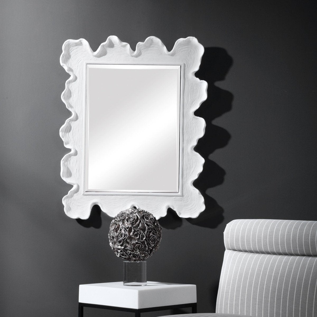 Sea Coral Coastal Mirror - Uttermost - Rectangular Mirrors by Modest Hut