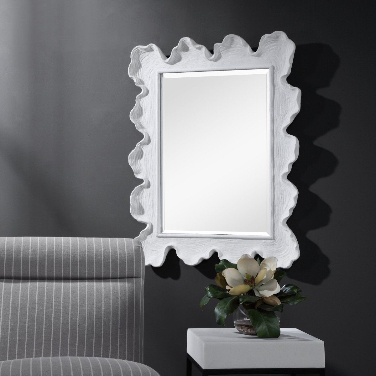 Sea Coral Coastal Mirror - Uttermost - Rectangular Mirrors by Modest Hut