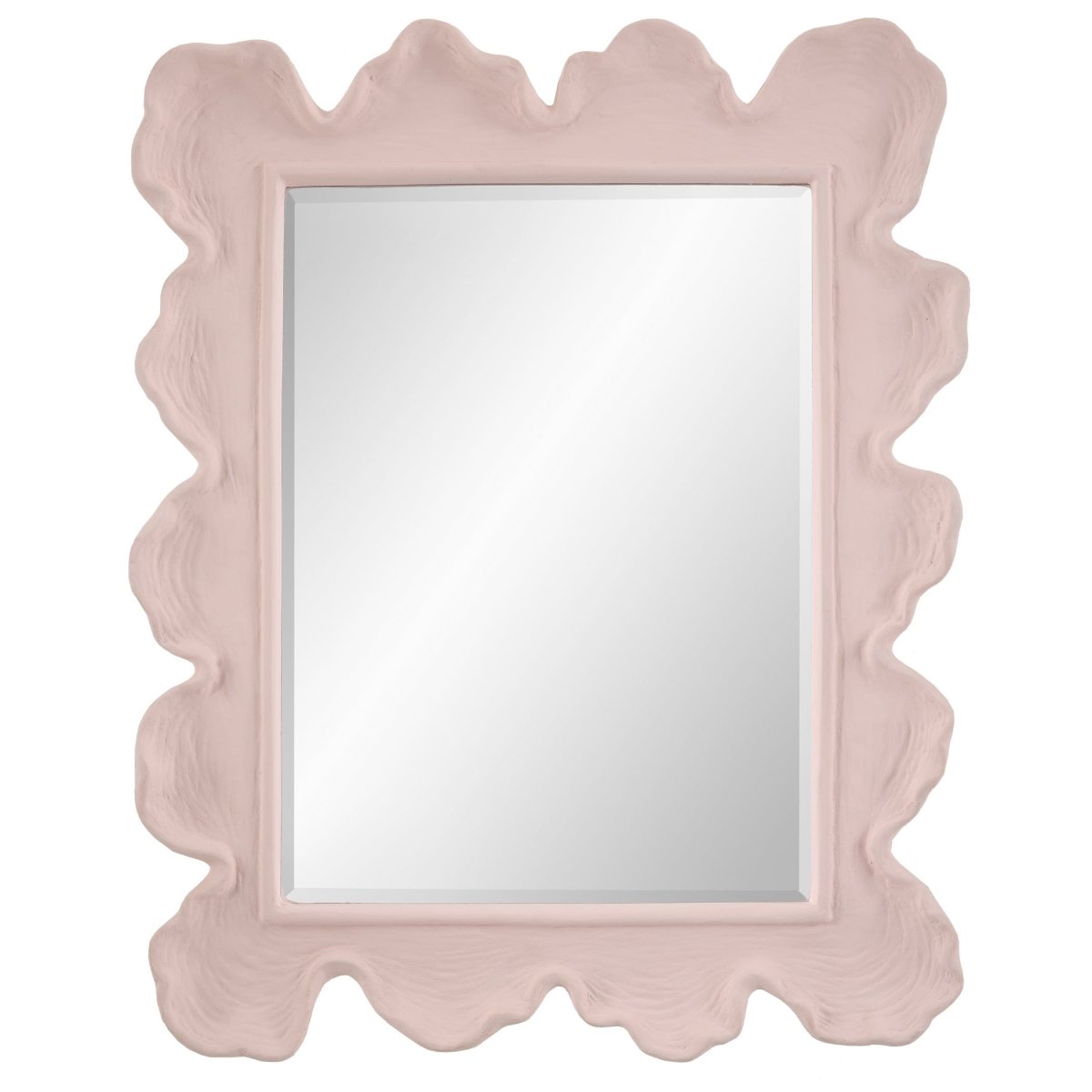 Sea Coral Pink Mirror - Uttermost - Rectangular Mirrors by Modest Hut