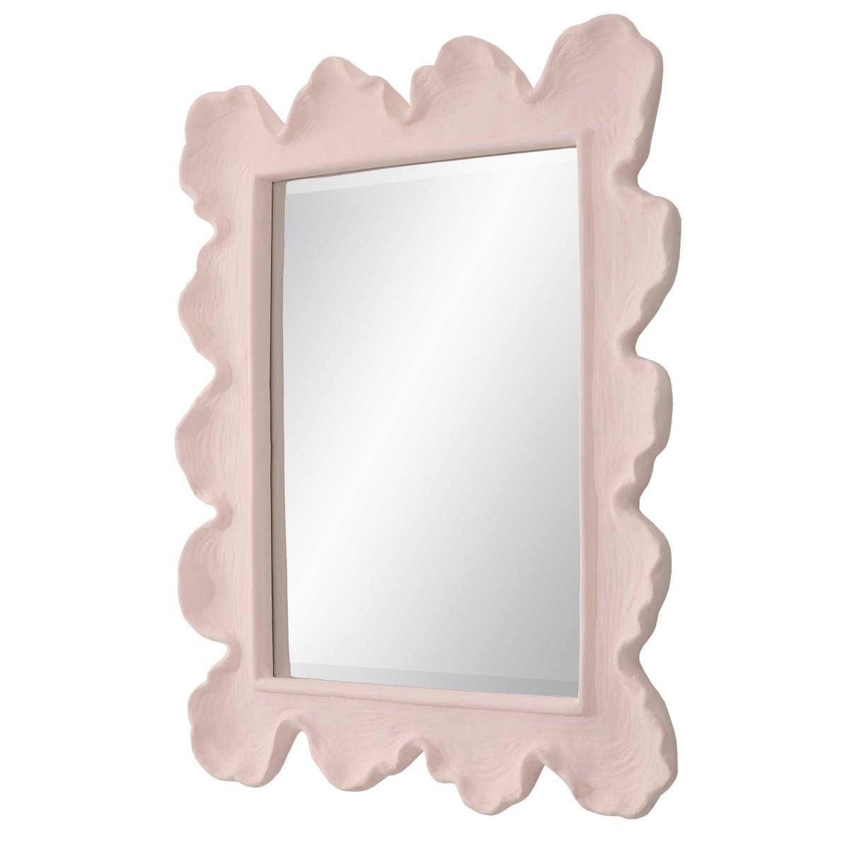 Sea Coral Pink Mirror - Uttermost - Rectangular Mirrors by Modest Hut