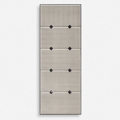 Serchio Black Iron Frame Mirror - Uttermost - Rectangular Mirrors by Modest Hut