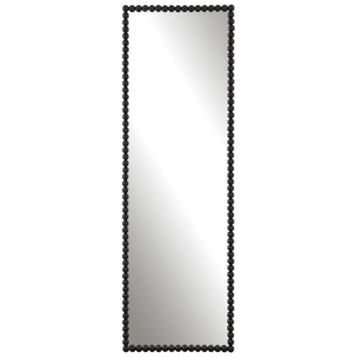 Serna Black Tall Mirror - Uttermost - Rectangular Mirrors by Modest Hut