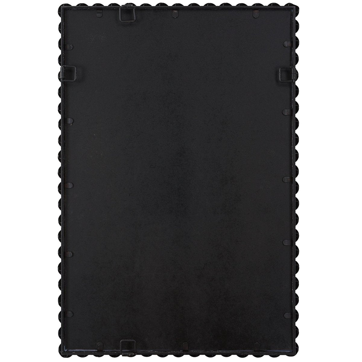 Serna Black Vanity Mirror - Uttermost - Rectangular Mirrors by Modest Hut