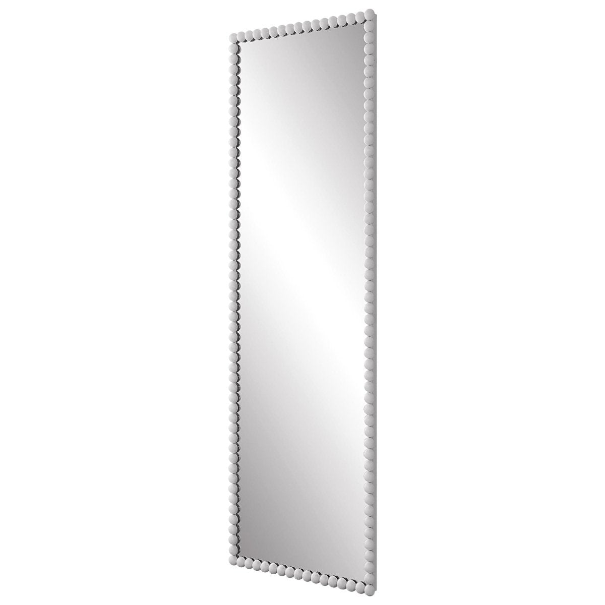 Serna White Tall Mirror - Uttermost - Rectangular Mirrors by Modest Hut