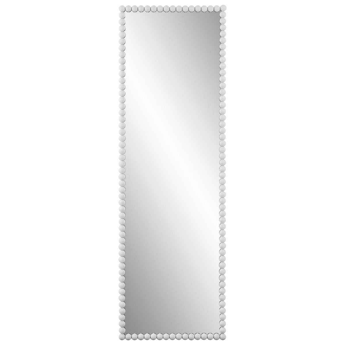 Serna White Tall Mirror - Uttermost - Rectangular Mirrors by Modest Hut