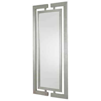 Silver Jamal Mirror - Uttermost - Rectangular Mirrors by Modest Hut