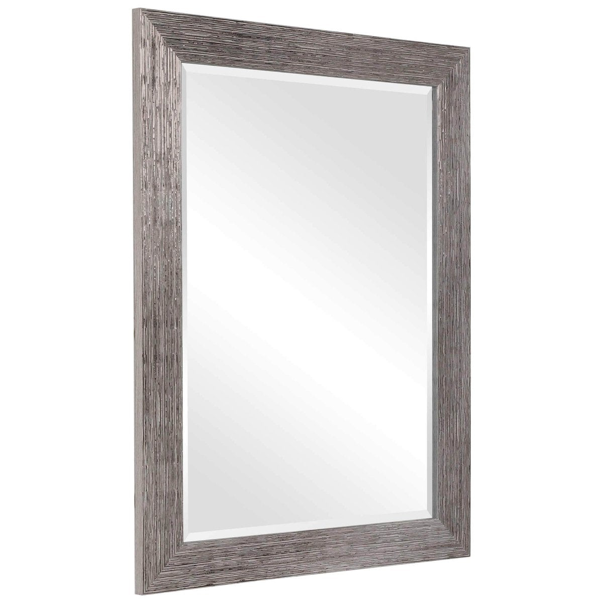 Silver Lignus Mirror - Uttermost - Rectangular Mirrors by Modest Hut