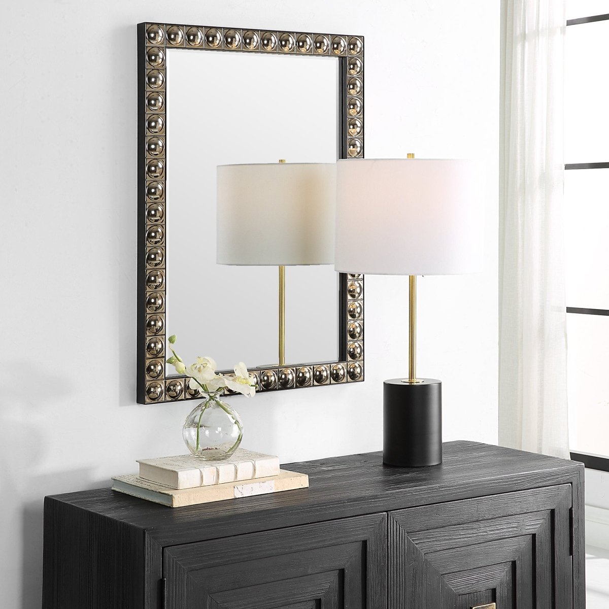 Silvio Tiled Vanity Mirror - Uttermost - Rectangular Mirrors by Modest Hut