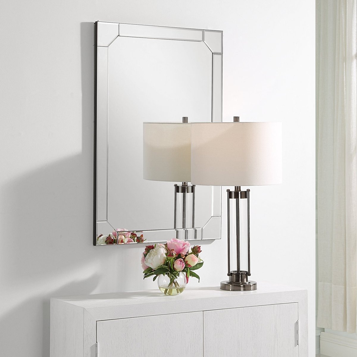 Small Bevel Rectangular Mirror - Uttermost - Rectangular Mirrors by Modest Hut