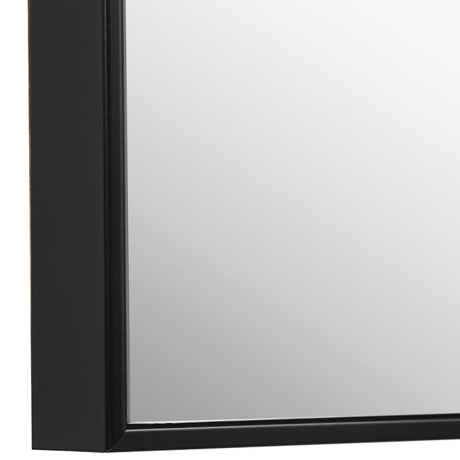 Thin Black Simple Clean Design Frame Mirror - Uttermost - Rectangular Mirrors by Modest Hut