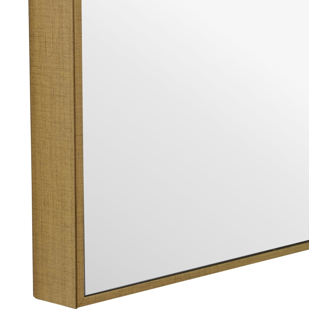 Thin Gold Simple Clean Design Frame Mirror - Uttermost - Rectangular Mirrors by Modest Hut