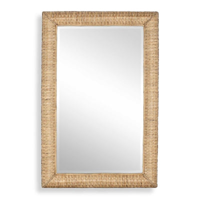 Twisted Seagrass Large Mirror - Uttermost - Rectangular Mirrors by Modest Hut