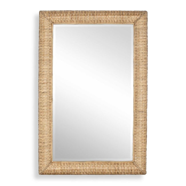 Twisted Seagrass Large Mirror - Uttermost - Rectangular Mirrors by Modest Hut