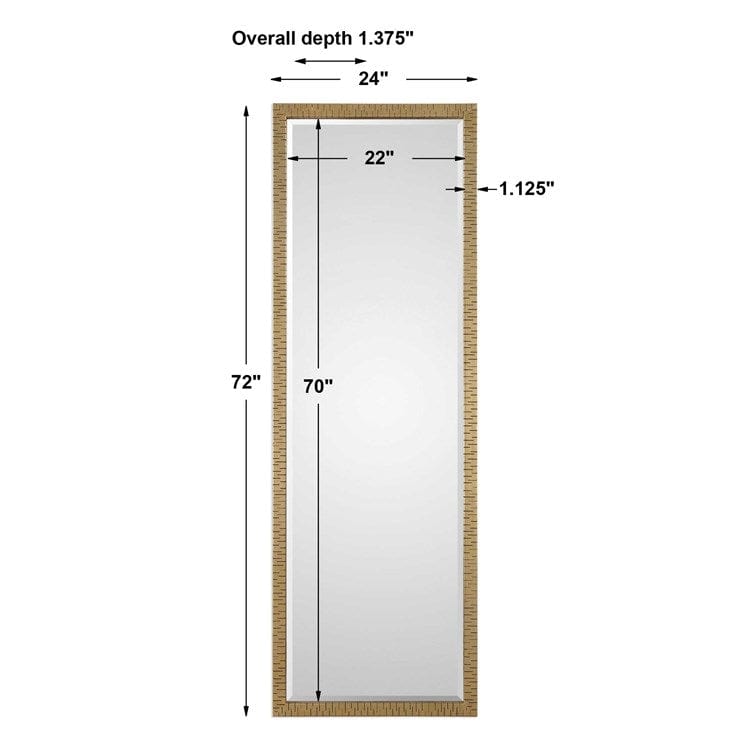 Vilmos Mirror - Uttermost - Rectangular Mirrors by Modest Hut