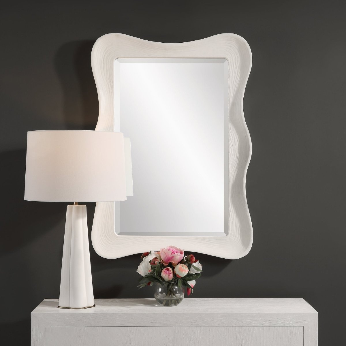 Whitehaven Wavy Rectangle Mirror - Uttermost - Rectangular Mirrors by Modest Hut