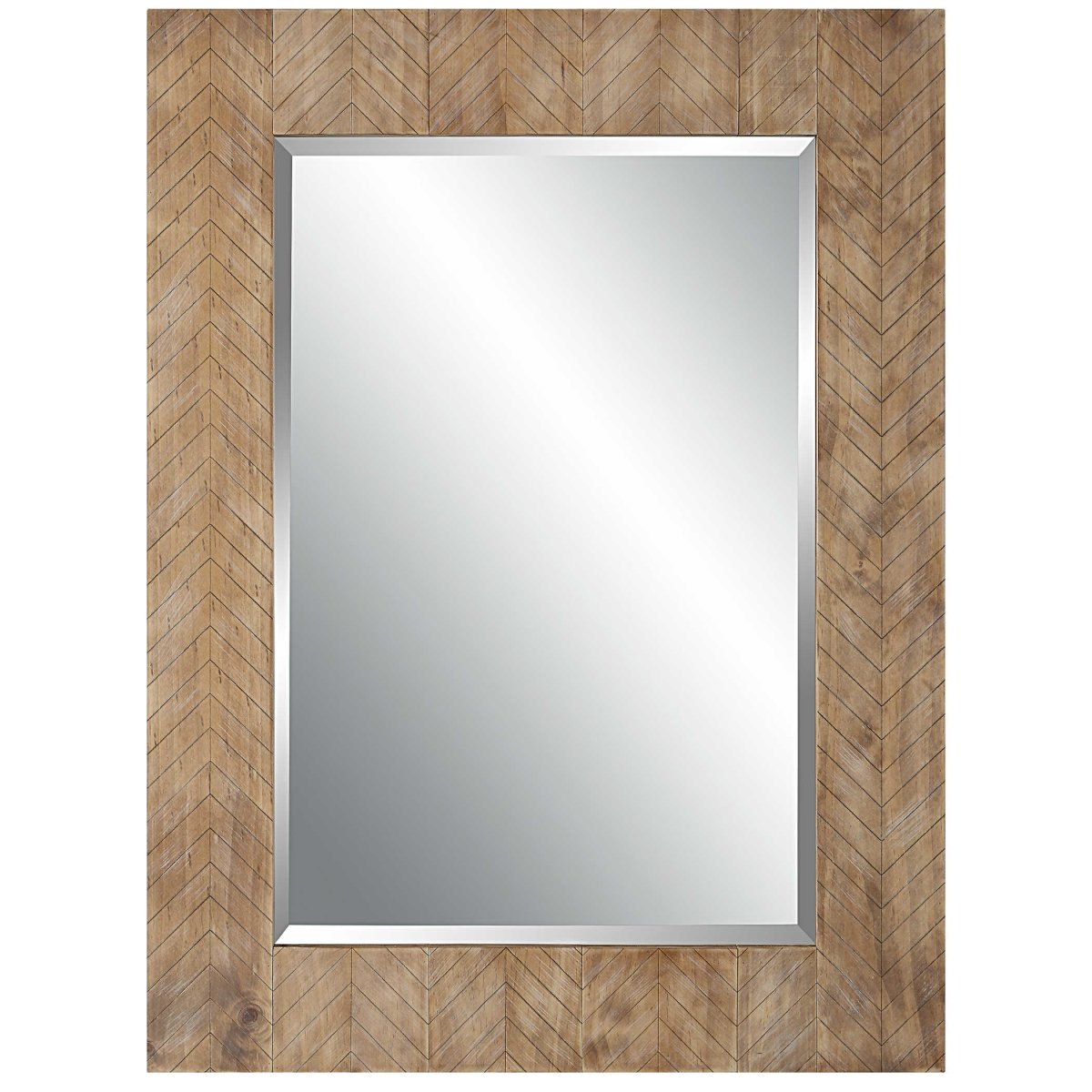 Wood Frame Rectangular Mirror - Uttermost - Rectangular Mirrors by Modest Hut