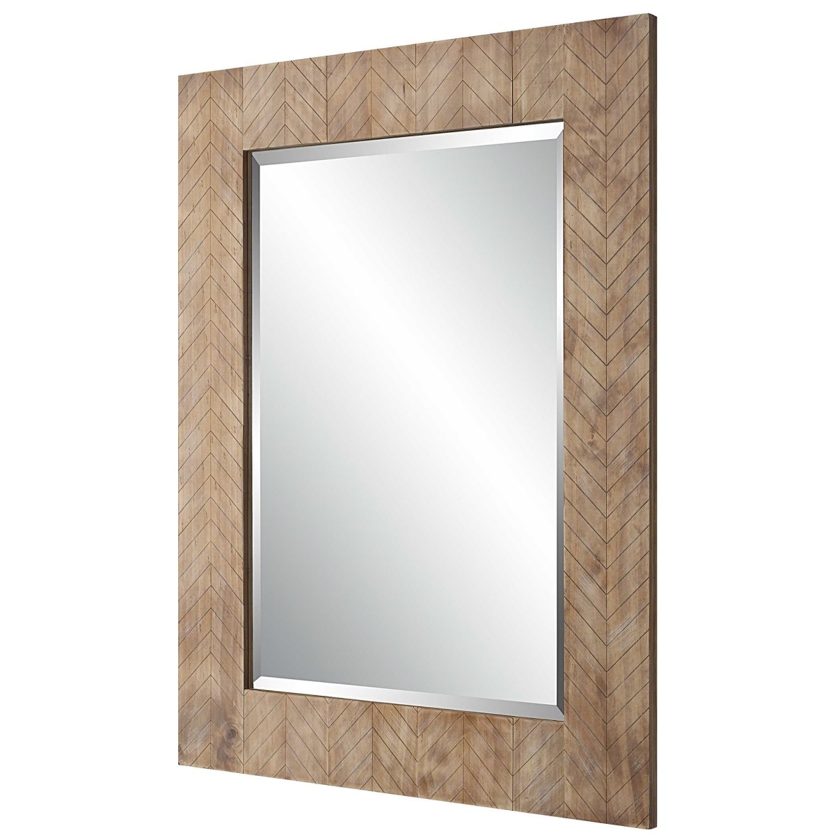 Wood Frame Rectangular Mirror - Uttermost - Rectangular Mirrors by Modest Hut