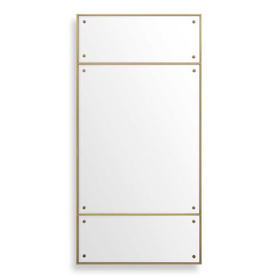 Wrenton Brass Rectangular Mirror - Uttermost - Rectangular Mirrors by Modest Hut