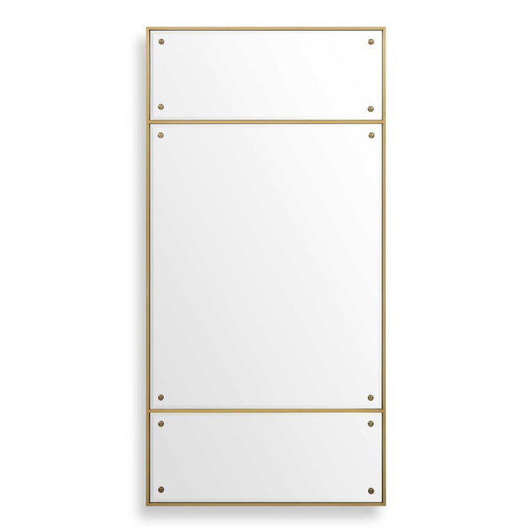 Wrenton Brass Rectangular Mirror - Uttermost - Rectangular Mirrors by Modest Hut