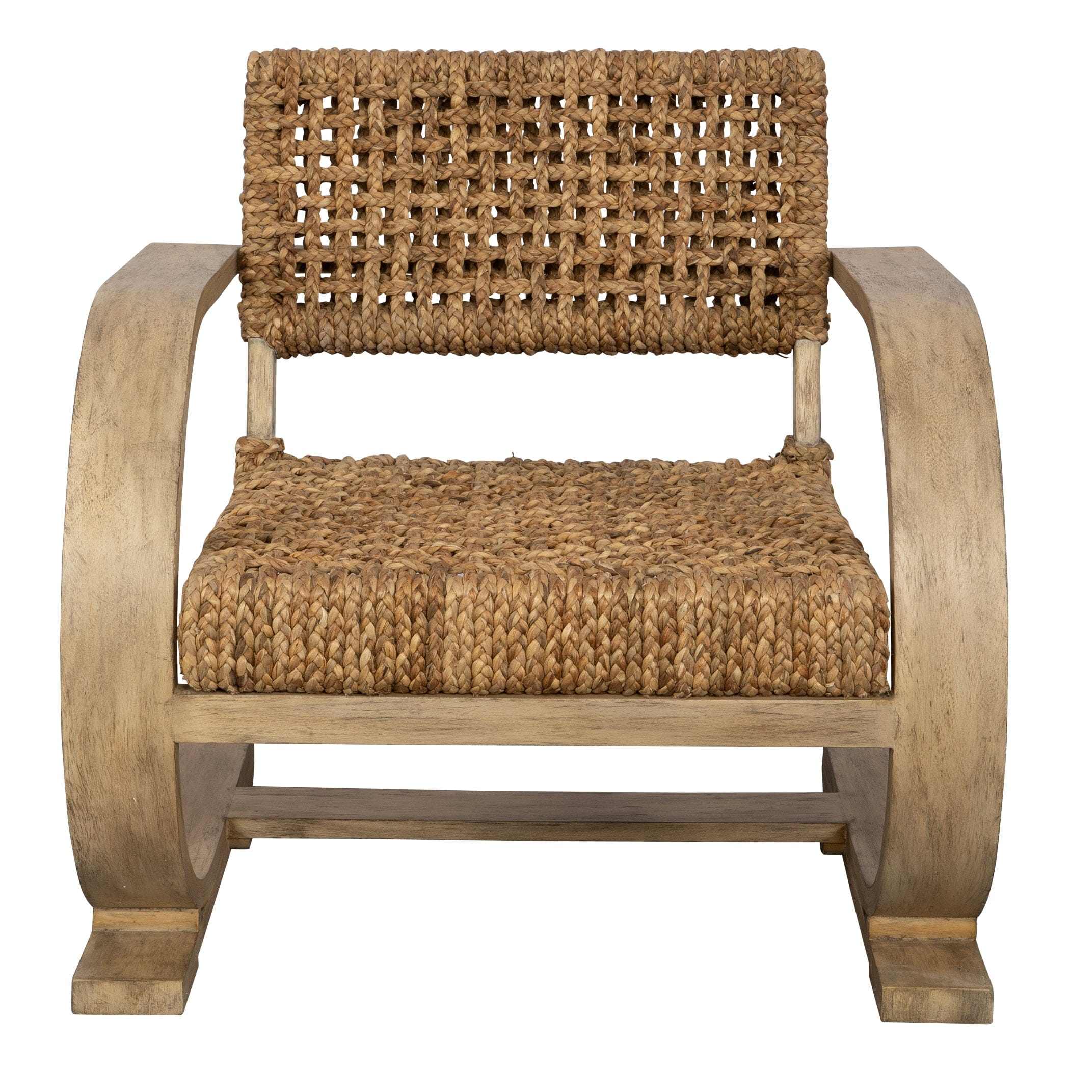 Rehema Driftwood Accent Chair Uttermost