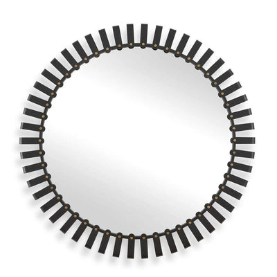 Jael Black Round Mirror - Modest Hut - Round Mirrors by Modest Hut