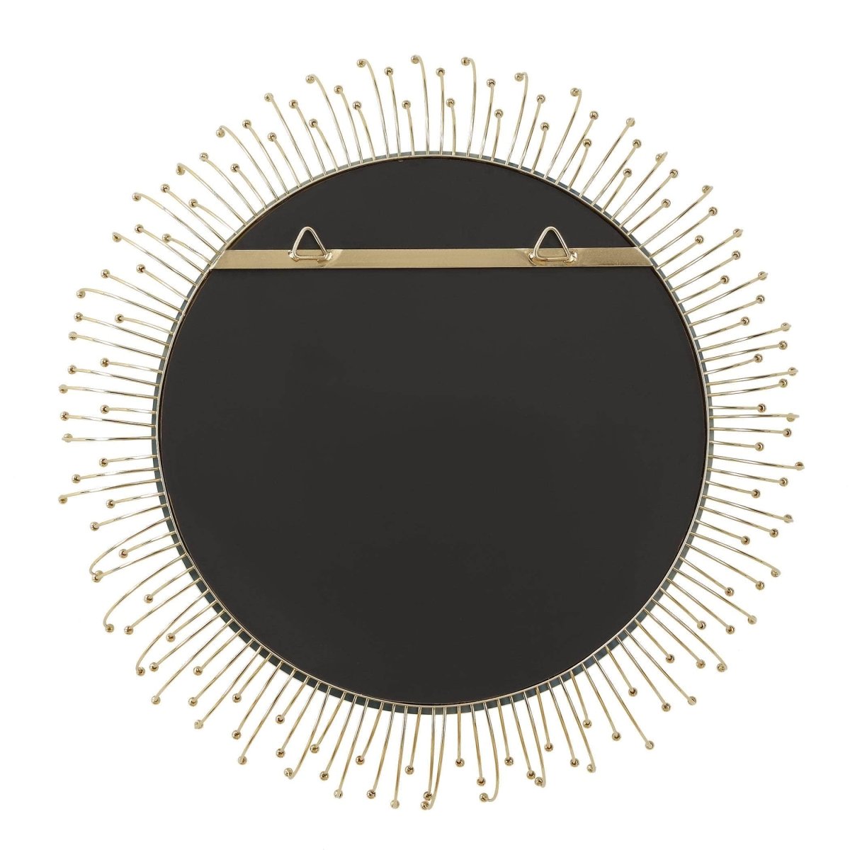 Aga Round Gold Mirror - Uttermost - Round Mirrors by Modest Hut