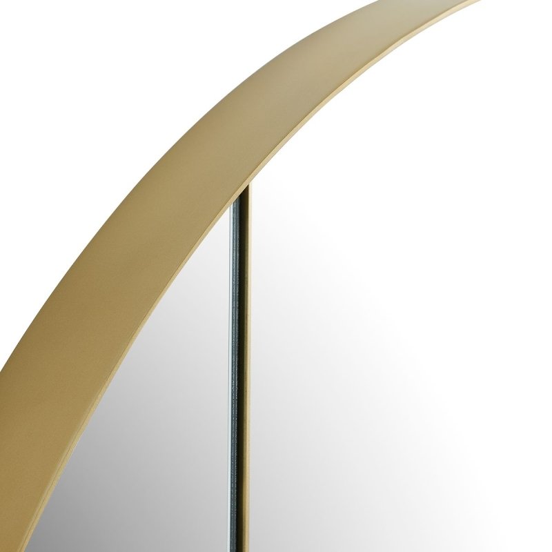 Additional detail view of the Amram Round Mirror