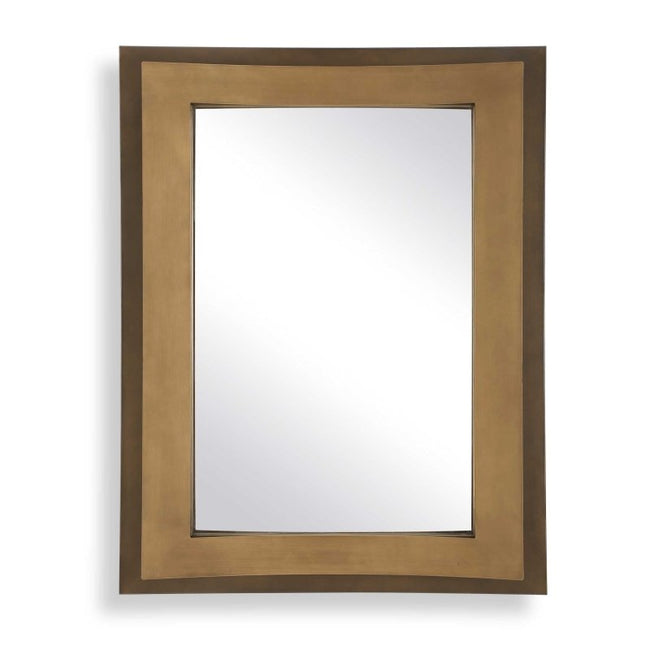 Around The Bend Golden Bronze Mirror - Round Mirrors