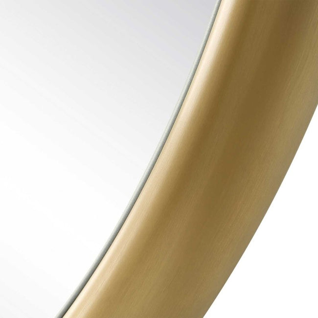 Atkinson Modern Brass Round Mirror - Round Mirrors
