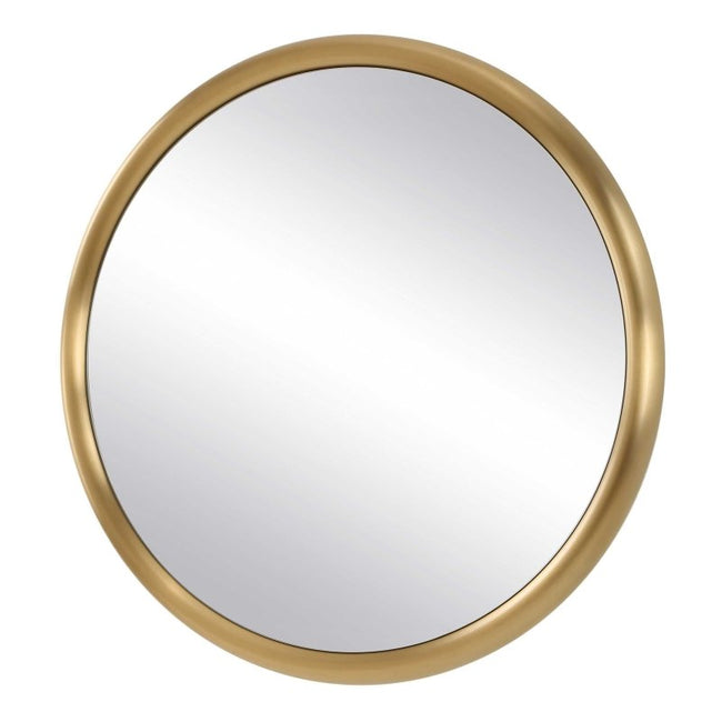 Atkinson Modern Brass Round Mirror - Round Mirrors