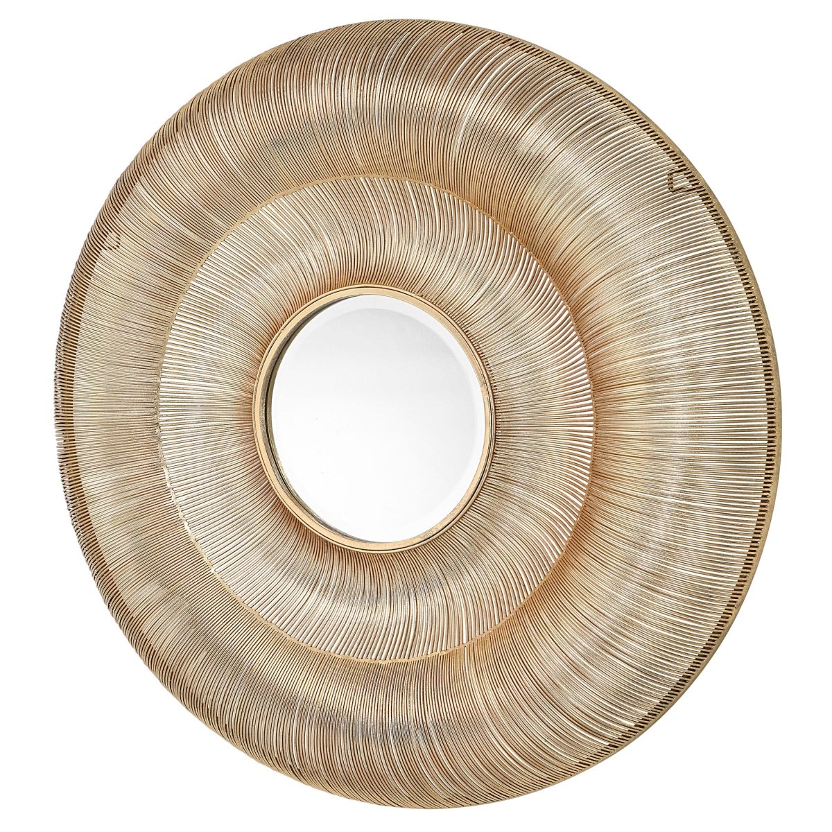 Bauble Round Gold Mirror - Uttermost - Round Mirrors by Modest Hut