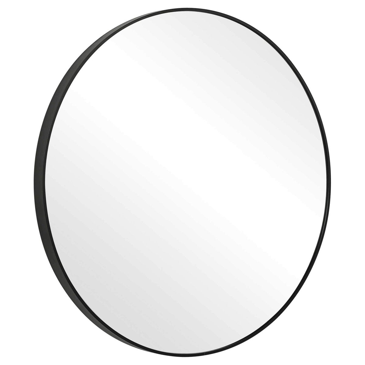 Black Foy Mirror - Uttermost - Round Mirrors by Modest Hut