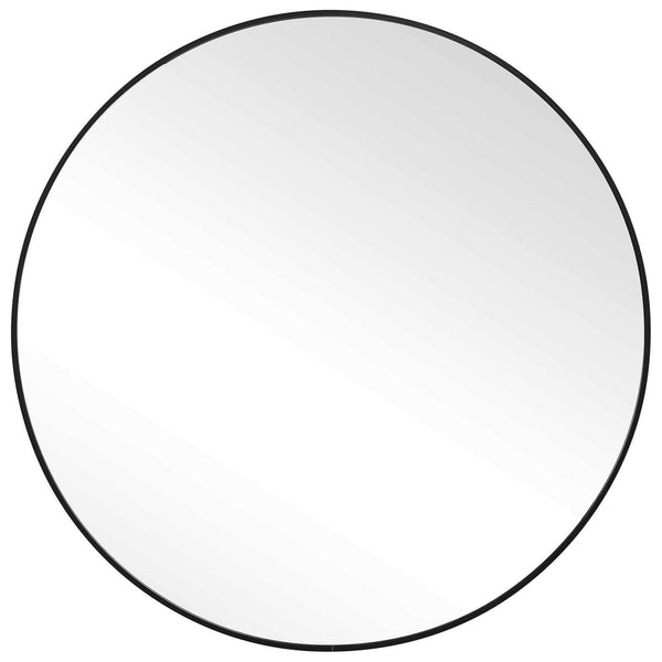 Black Foy Mirror - Uttermost - Round Mirrors by Modest Hut