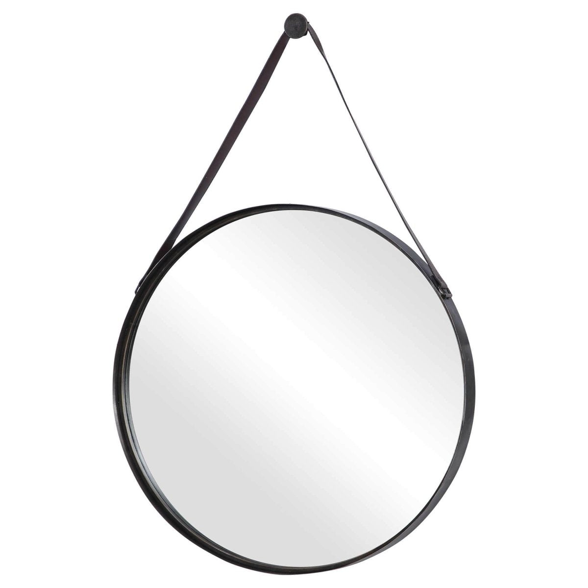 Bronze Suspendu Mirror - Uttermost - Round Mirrors by Modest Hut