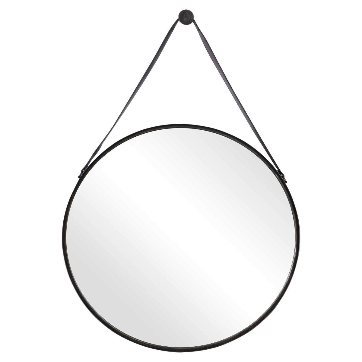 Bronze Suspendu Mirror - Uttermost - Round Mirrors by Modest Hut