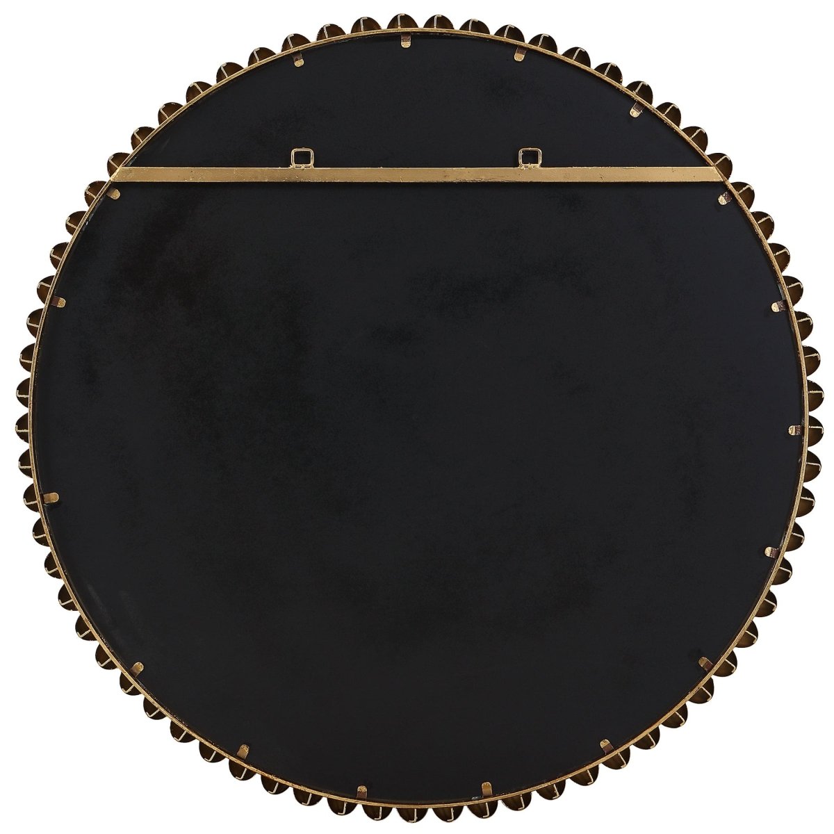 Byzantine Round Gold Mirror - Uttermost - Round Mirrors by Modest Hut