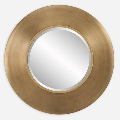 Contessa Round Gold Mirror - Uttermost - Round Mirrors by Modest Hut